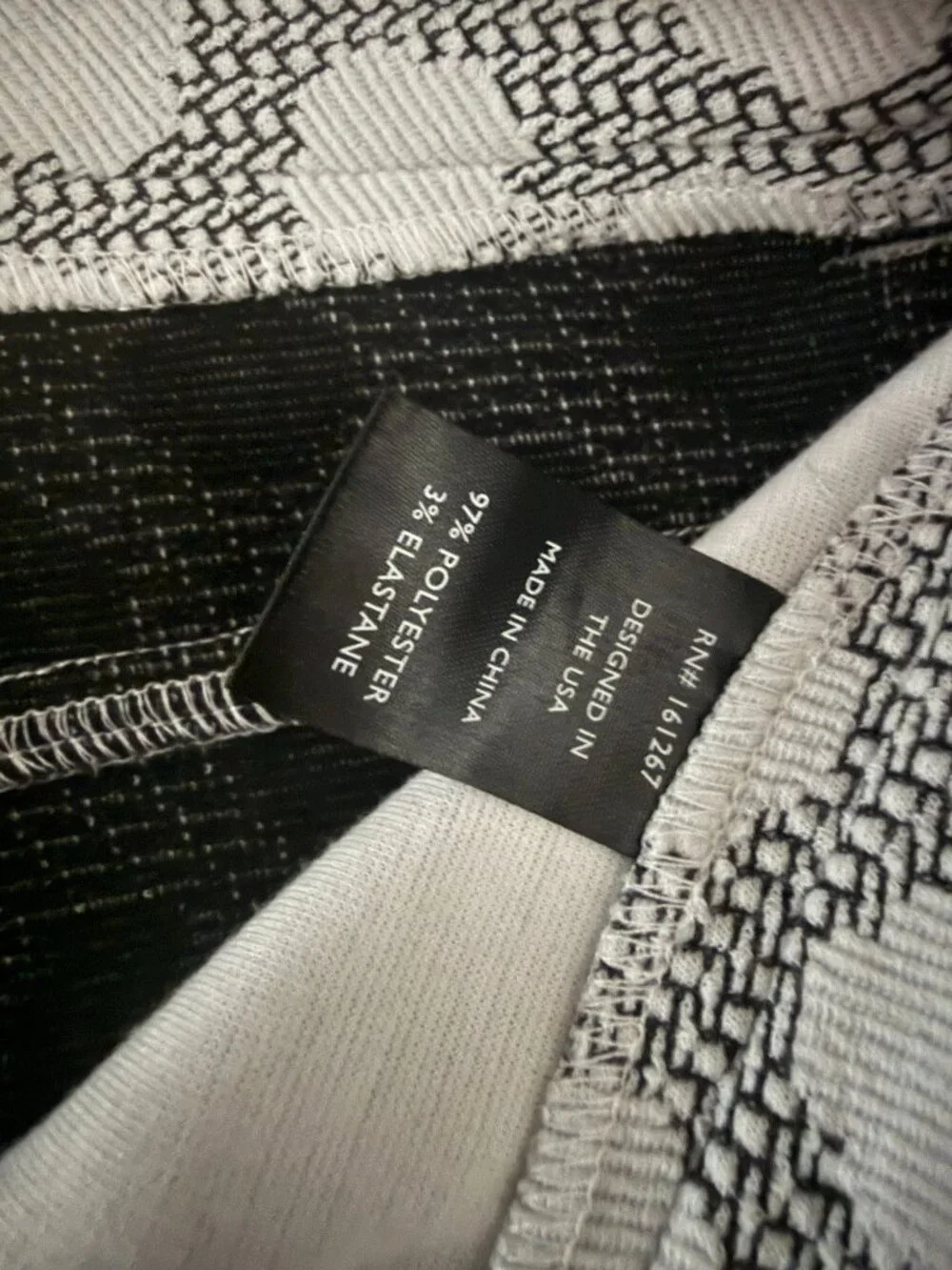 Steele black and white dot shorts - size 26